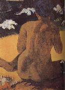 Paul Gauguin Beach woman oil